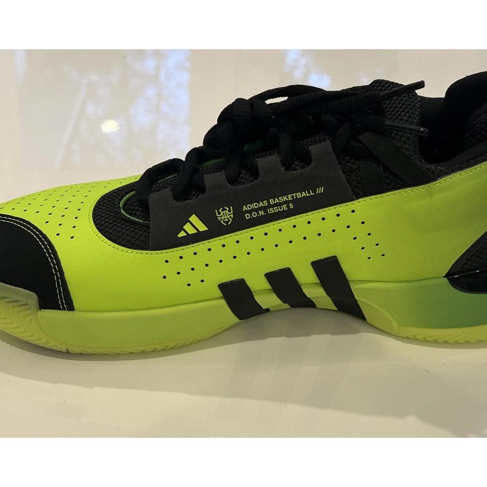 $119 ADIDAS D.O.N. Issue 5 Lucid Lemon IE7801 Mens Size 11 Basketball Shoe - Picture 10 of 10